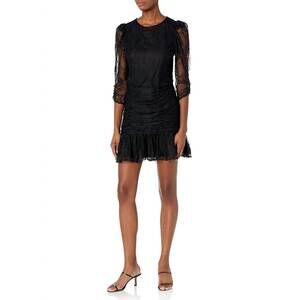 knee length dresses for ladies Wedelia Ruffle Strap Eyelet Corset Midi Dress